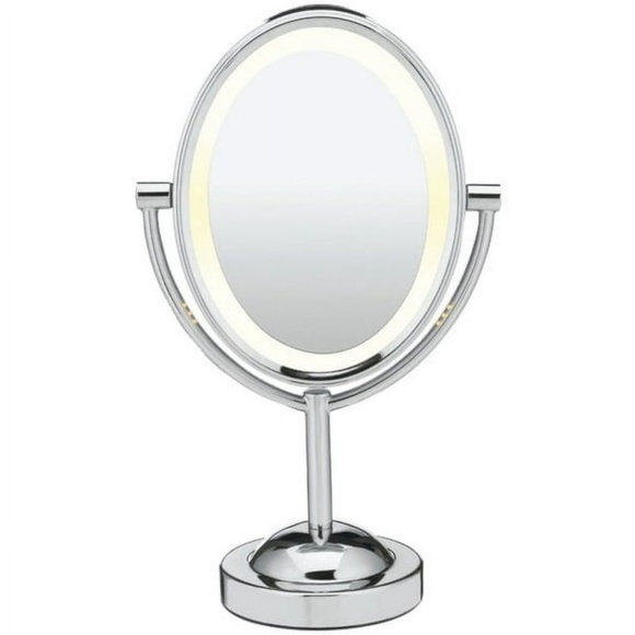 Conair Reflections Double-Sided Lighted Vanity Makeup Mirror, 1x/7x - Picture 1 of 5